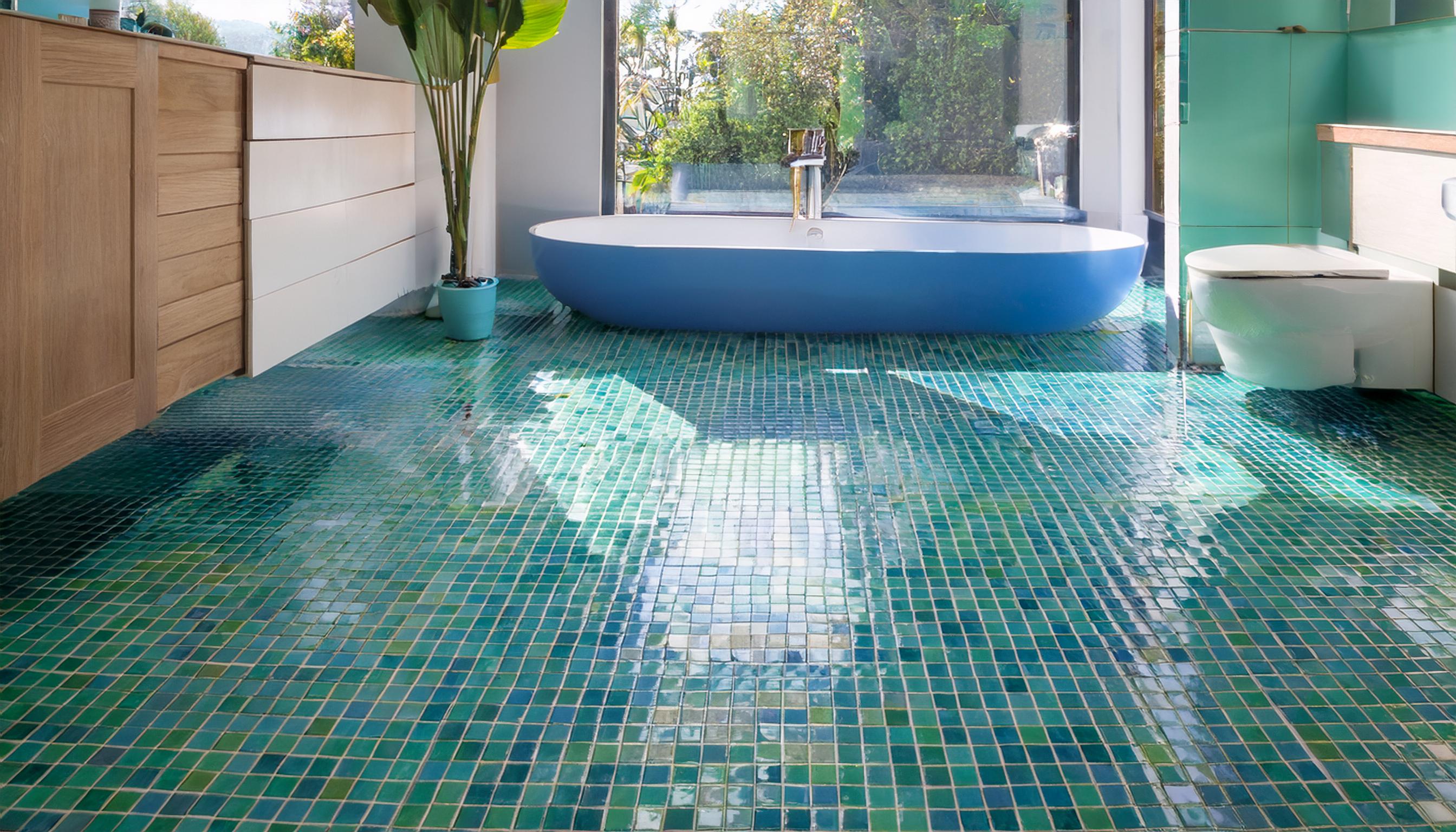Piso de Azulejo